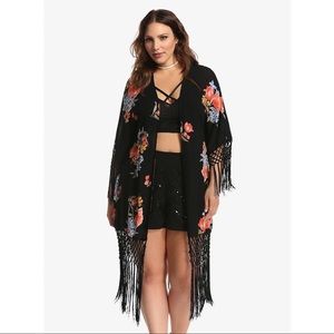 Torrid Insider Collection floral kimono